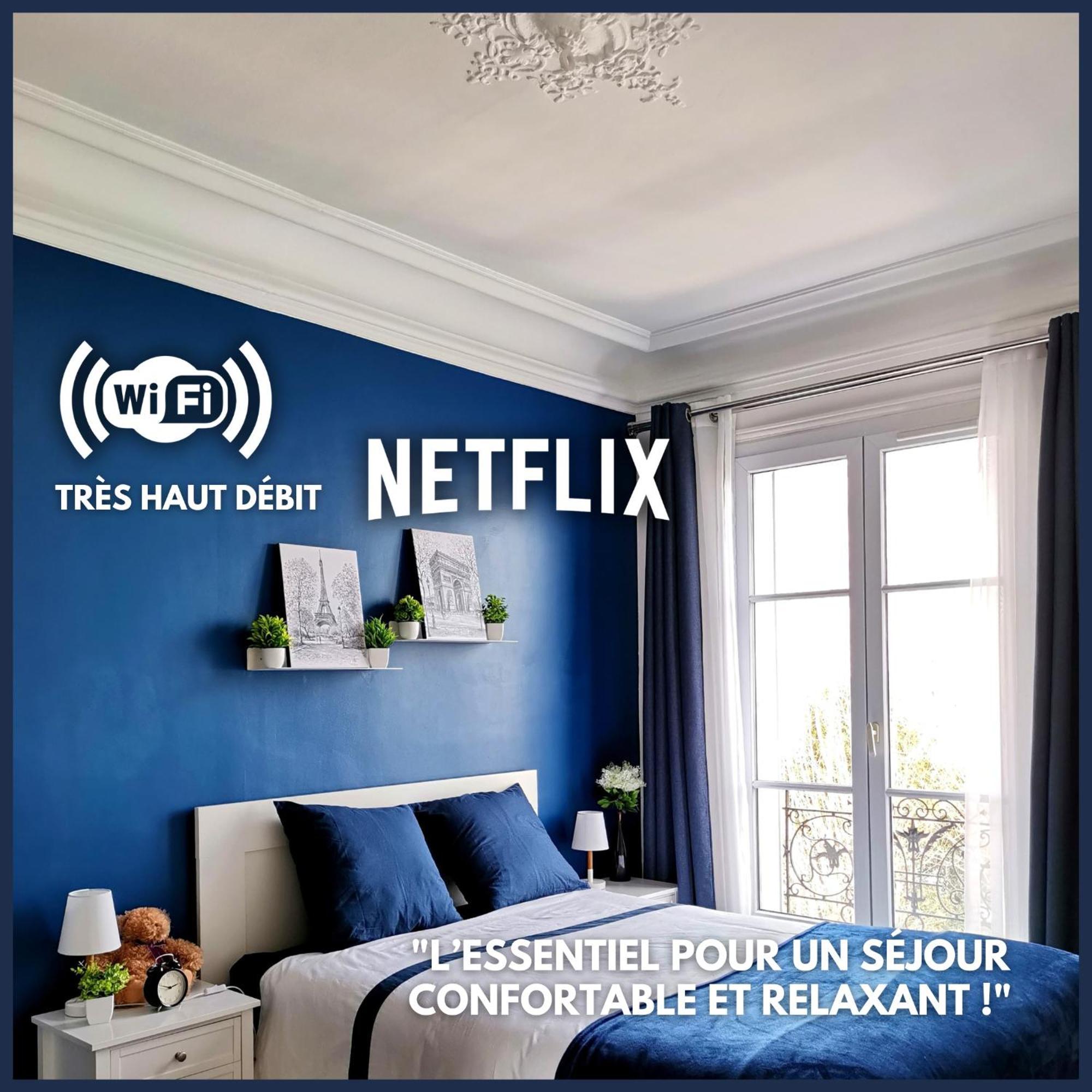 Apartment Perle Haussmannienne 1900 - Cosy - Centre La Garenne-Colombes